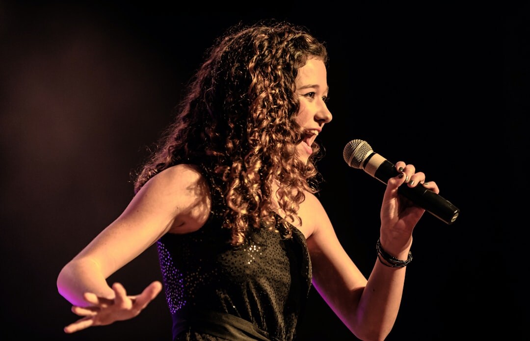 famous singer performing on stage