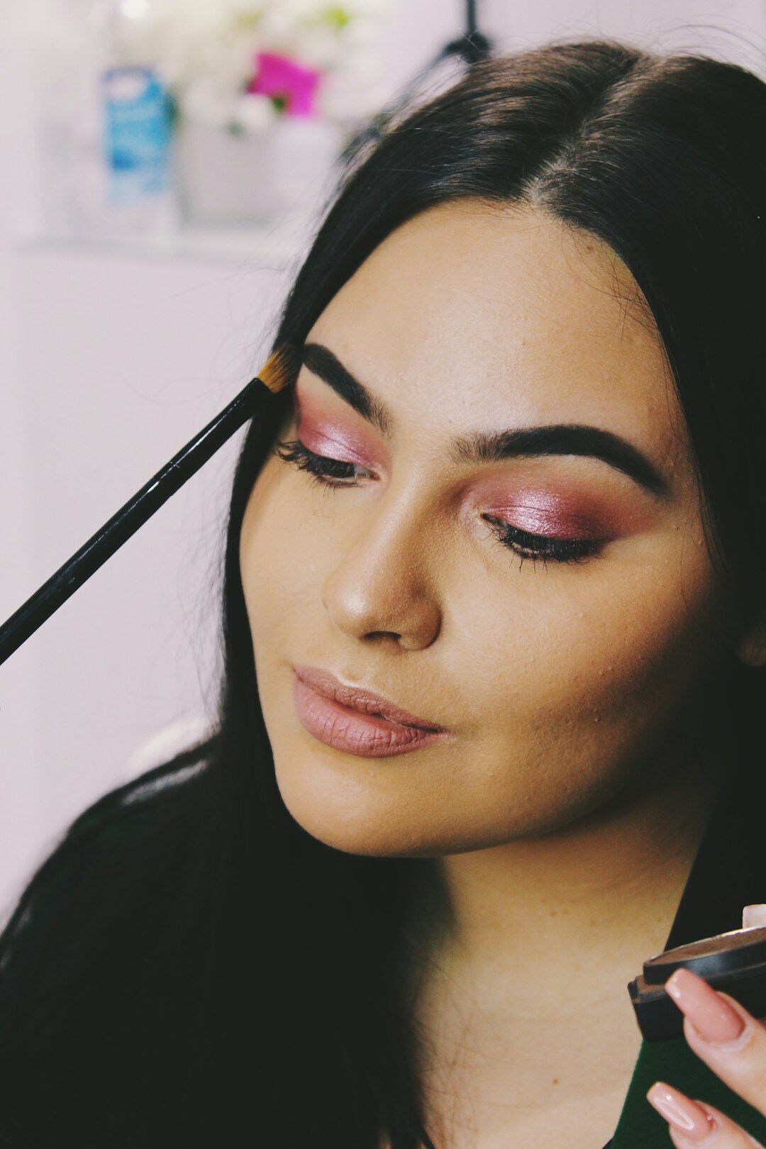 celebrity makeup routine