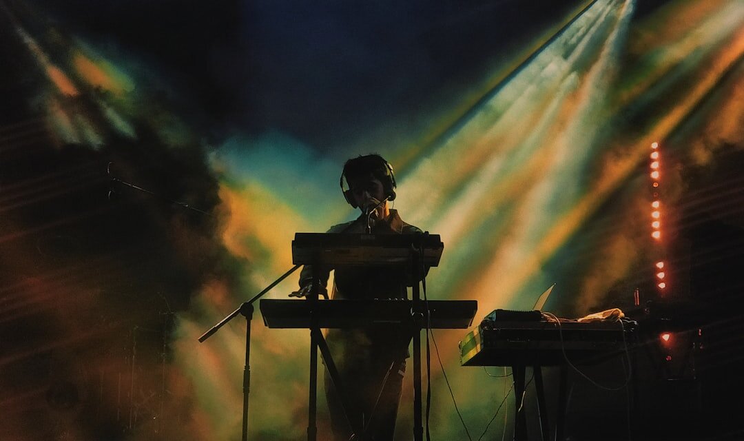 musician performing live